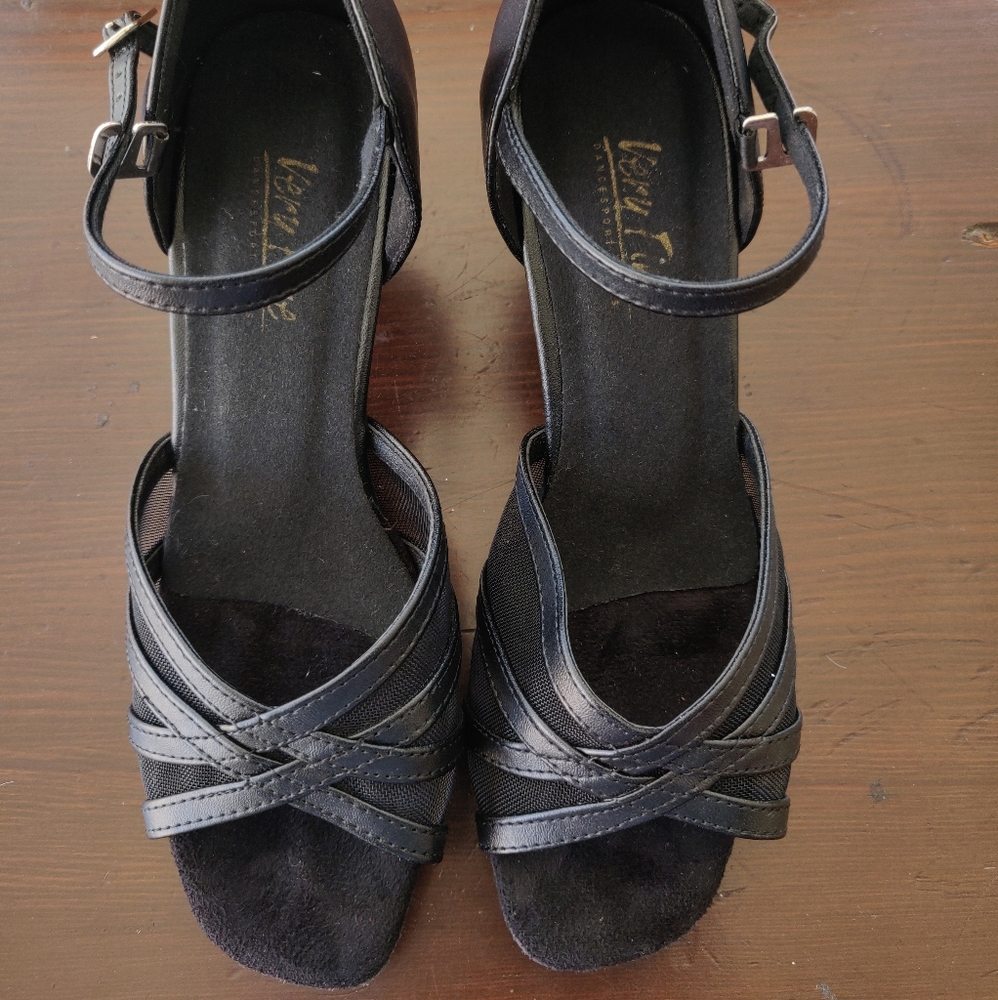 Very fine SALSA HEELS SIZE 5 Leather